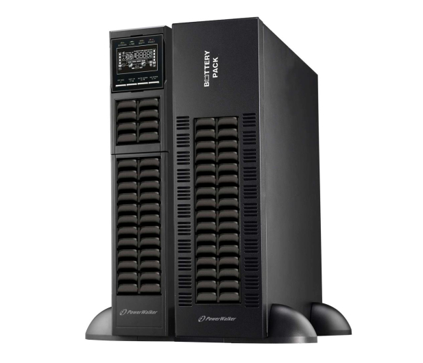 POWERWALKER UPS ON-LINE 6000VA RMG PF1 złącze teminalowe IN/OUT, 2U+ Baterie3U LCD VFI 6000 RMG - 1148452 - zdjęcie